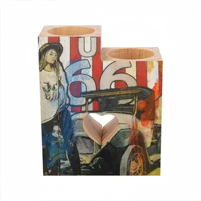 Route 66 Candle Holder