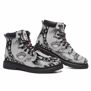 Men All Things Are Not Black And White Mid Top Boots