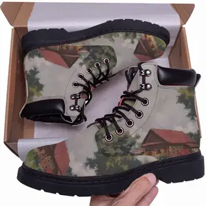 Men Crane Nest Mid Top Boots