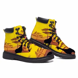 Men African Safari Mid Top Boots