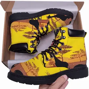 Men African Safari Mid Top Boots