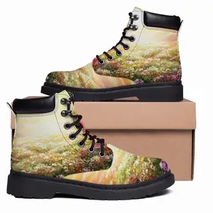 Men Sea Of Flowers Mid Top Boots