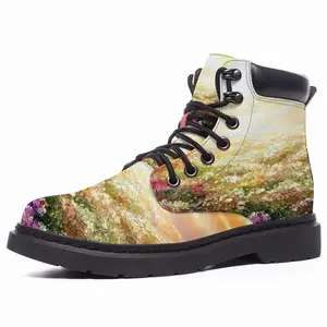 Men Sea Of Flowers Mid Top Boots