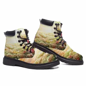 Men Sea Of Flowers Mid Top Boots