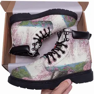 Men Pink Dreams Mid Top Boots