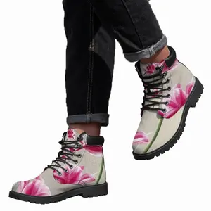 Men Tulips Mid Top Boots