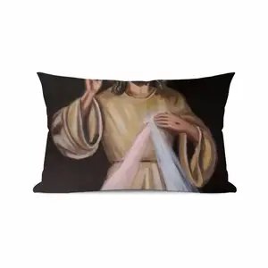 Divine Mercy Polyester Pillow (Rectangle, Multi-Size)