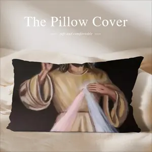 Divine Mercy Polyester Pillow (Rectangle, Multi-Size)