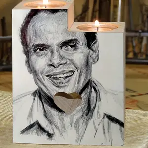 Harry Belafonte Candle Holder