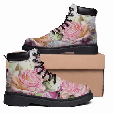 Men Melody Of Roses Mid Top Boots