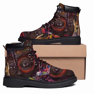 Men Colorful Dreams Mid Top Boots