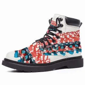 Men Calligraphic Landscape 007 Mid Top Boots