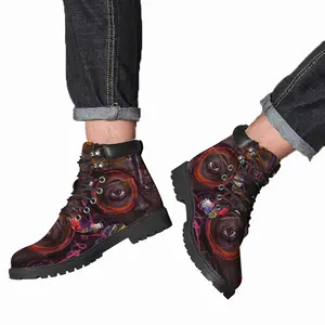 Men Colorful Dreams Mid Top Boots