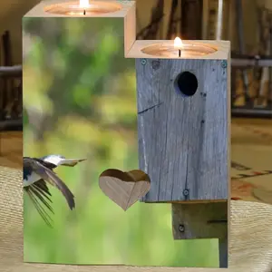 Swallow Takes Flight Candle Holder