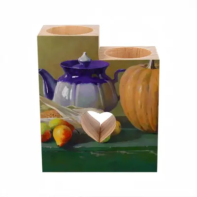 Still Life With Pumpkin Candle Holder