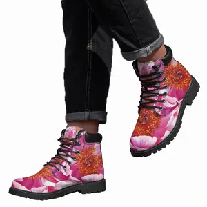 Men Coral Charm Peony Mid Top Boots