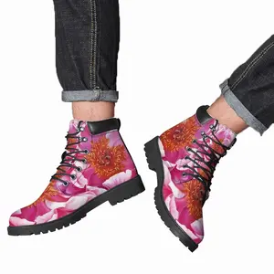 Men Coral Charm Peony Mid Top Boots