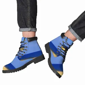 Men Liquid Sea#077 Mid Top Boots