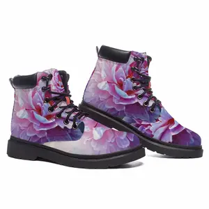 Men Mesmerizing Peony Mid Top Boots