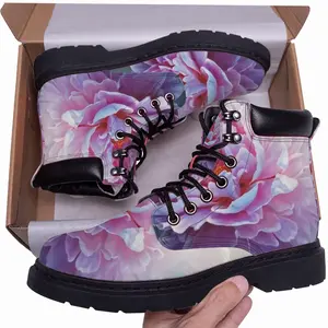 Men Mesmerizing Peony Mid Top Boots