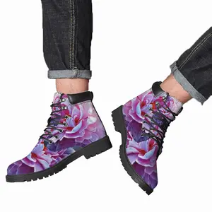 Men Mesmerizing Peony Mid Top Boots