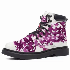 Men Calligraphic Landscape 002 Mid Top Boots