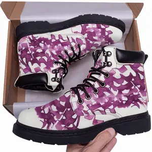 Men Calligraphic Landscape 002 Mid Top Boots