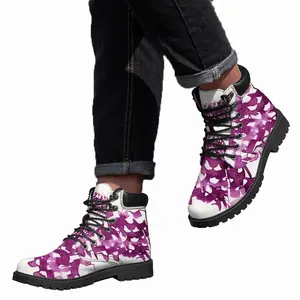 Men Calligraphic Landscape 002 Mid Top Boots