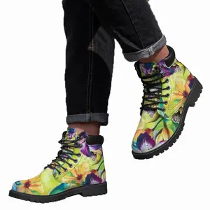 Men Tropical Splash Mid Top Boots