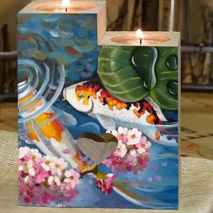 Romance In The Water Candle Holder