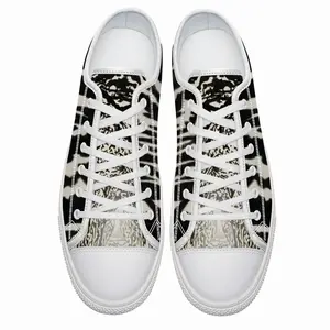 Men A Confused Sound Of Voices Arose Retro Canvas Shoes