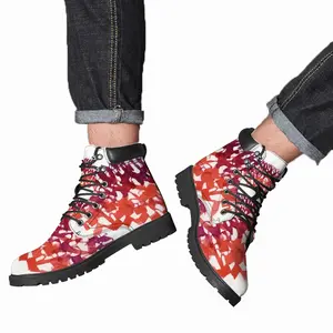 Men Calligraphic Landscape 003 Mid Top Boots