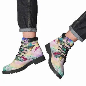 Men Blossoming Of Life Mid Top Boots