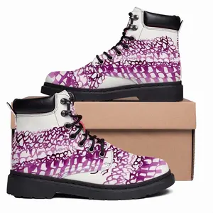 Men Calligraphic Landscape 004 Mid Top Boots