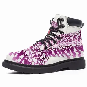 Men Calligraphic Landscape 004 Mid Top Boots