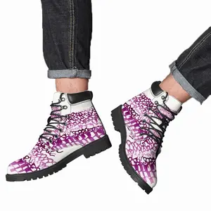 Men Calligraphic Landscape 004 Mid Top Boots