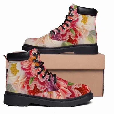 Men Peonies Mood Mid Top Boots