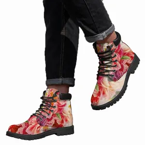 Men Peonies Mood Mid Top Boots