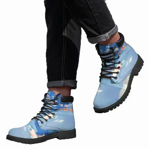 Men Ultra Violet Mid Top Boots