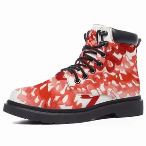 Men Calligraphic Landscape 001 Mid Top Boots