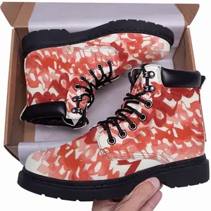 Men Calligraphic Landscape 001 Mid Top Boots