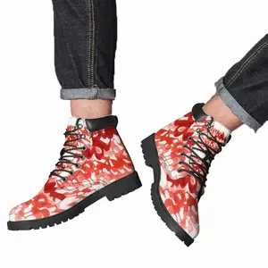 Men Calligraphic Landscape 001 Mid Top Boots