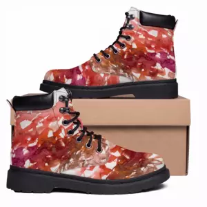 Men Calligraphic Landscape 011 Mid Top Boots