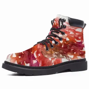 Men Calligraphic Landscape 011 Mid Top Boots