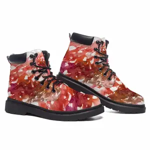 Men Calligraphic Landscape 011 Mid Top Boots