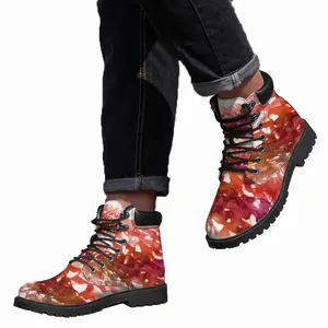 Men Calligraphic Landscape 011 Mid Top Boots