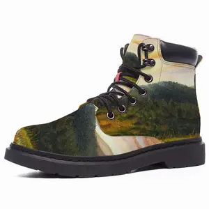 Men Field Of Poppies Mid Top Boots