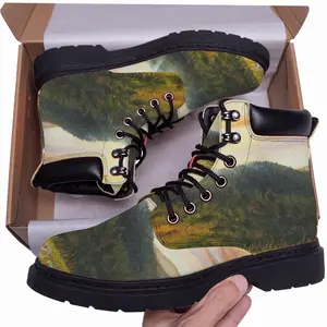 Men Field Of Poppies Mid Top Boots