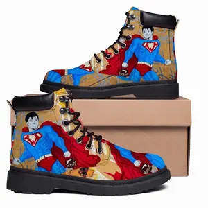 Men Winnieman - Superman Gold Honey Mid Top Boots