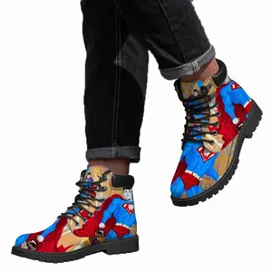 Men Winnieman - Superman Gold Honey Mid Top Boots